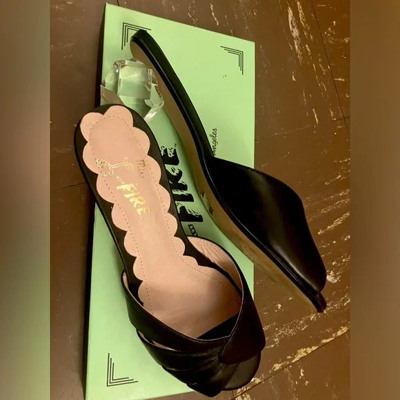 New Miss L Fire summer slip-on crystal heel euro 37 - Picture 1 of 6